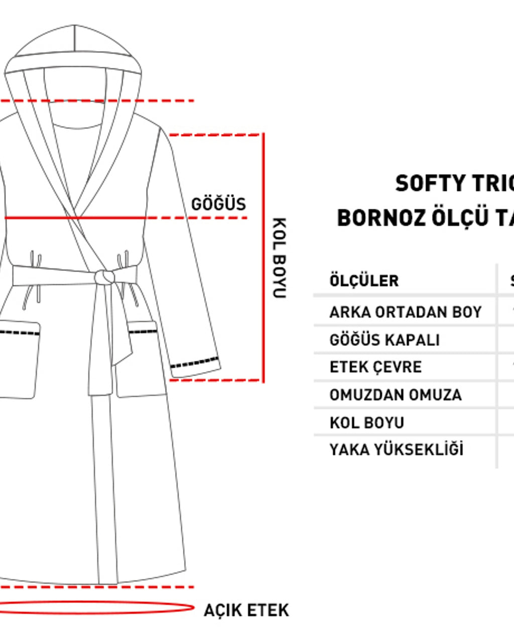 Softy Triga Cotton with Hood Bathrobe S-M Dark Green (view 4)