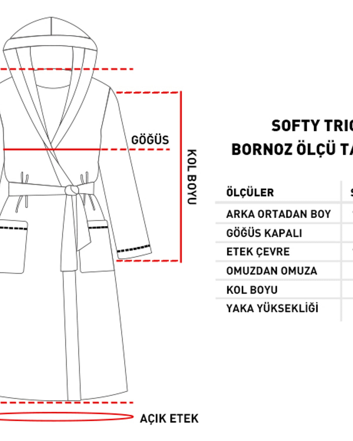 Softy Triga Cotton with Hood Bathrobe S-M Dark Green (view 4)