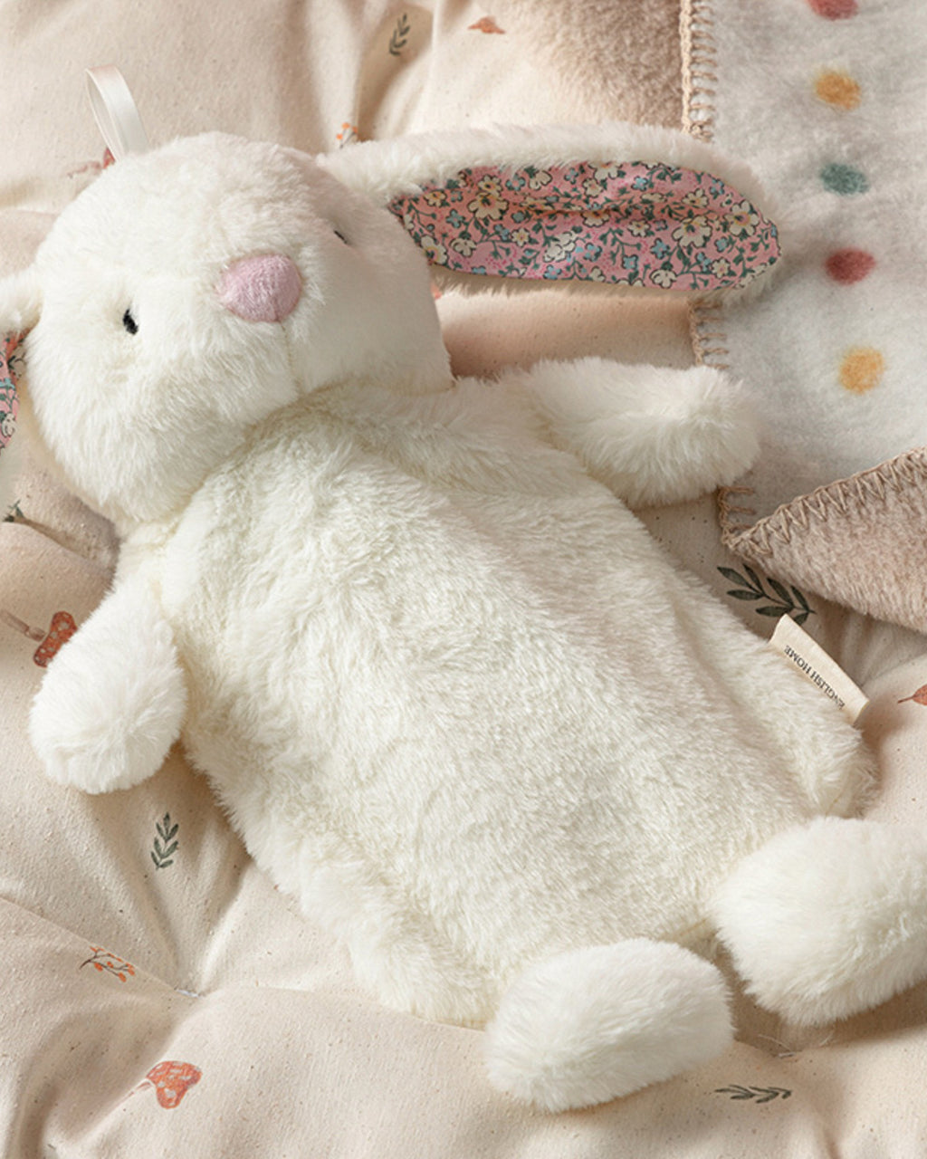 Bunny Plush Hot Water Bottle 750 ml Ecru