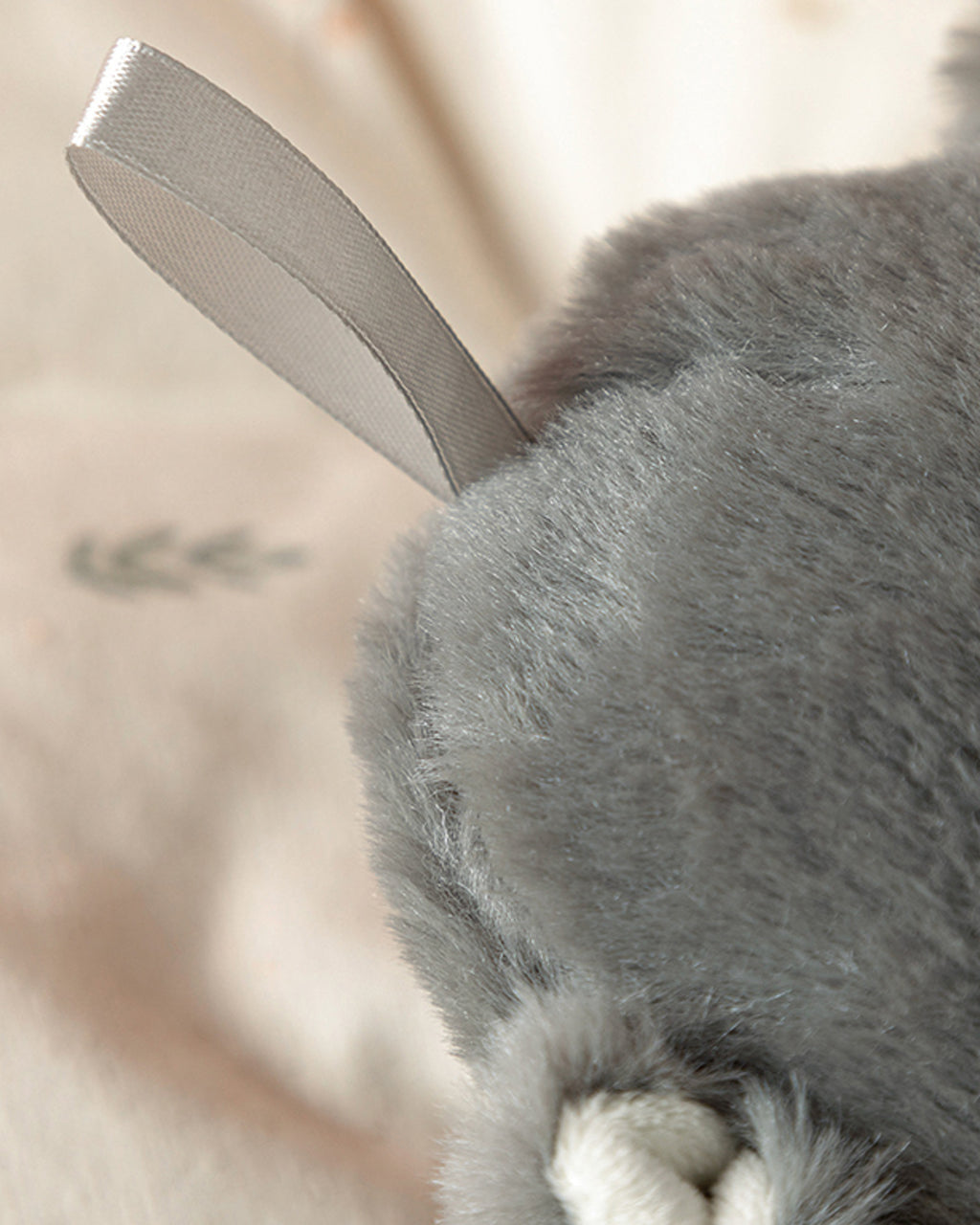 Hipopotam Plush Hot Water Bottle 750 ml Gray (view 3)