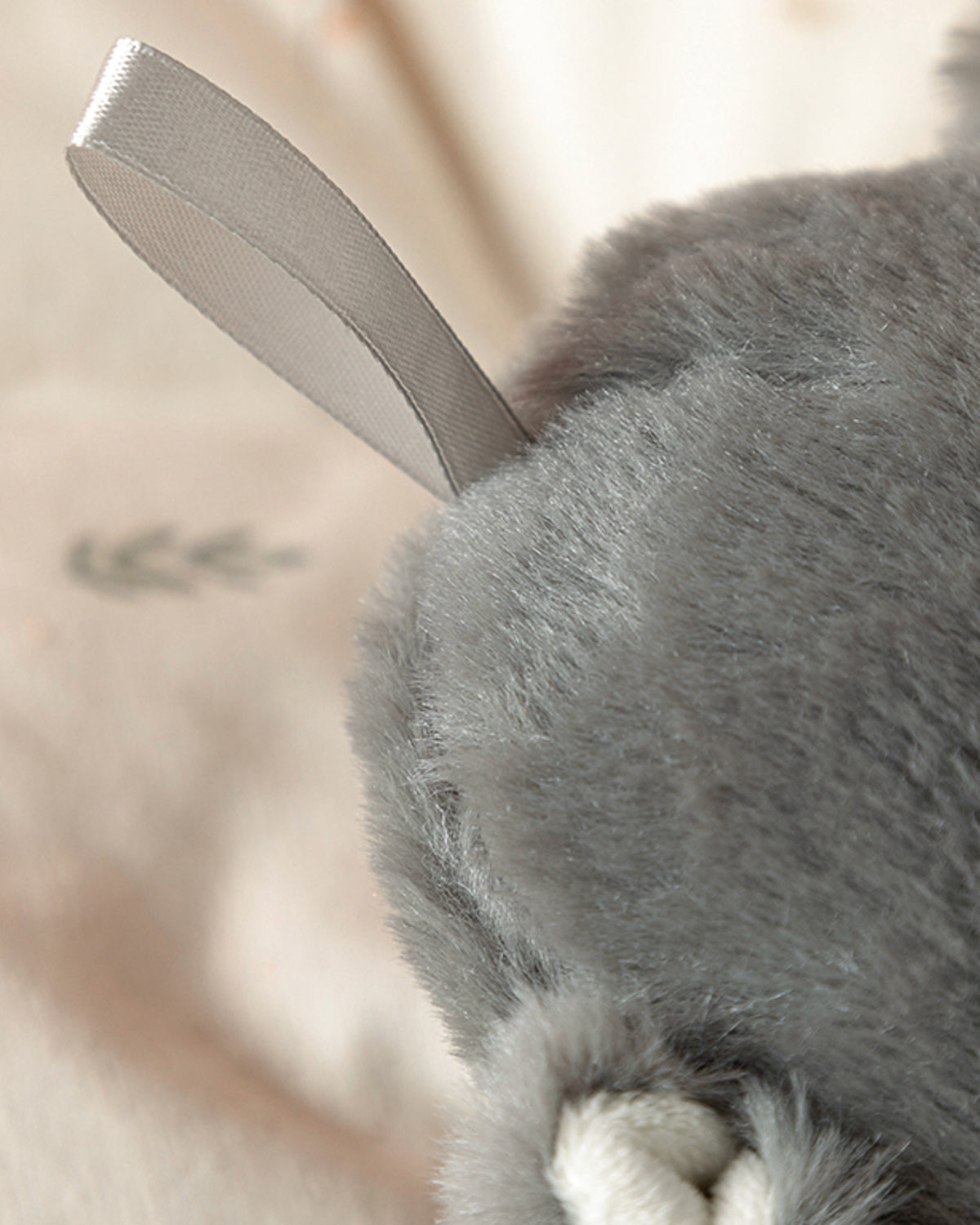 Hipopotam Plush Hot Water Bottle 750 ml Gray (view 3)