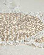 Rolena 50% Cotton 50% Jute 2 pcs Table Mat 35 cm Cream (view 2)