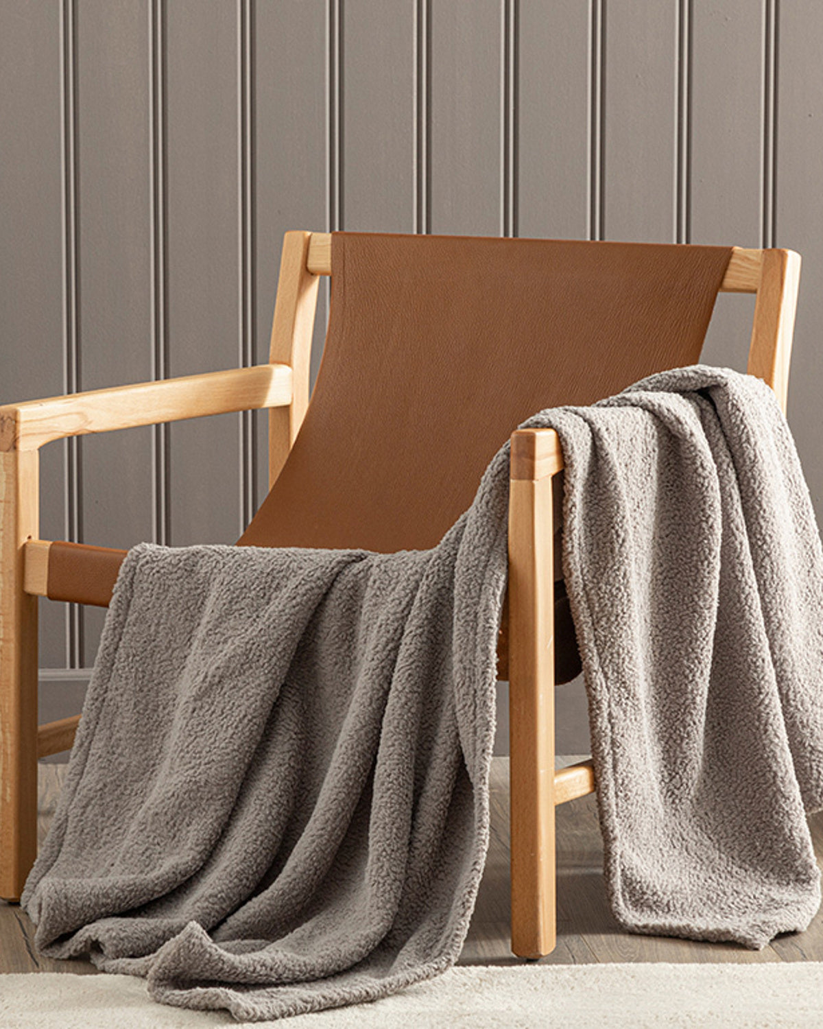 Mela Sofa Throw 120x170 cm Stone Colored