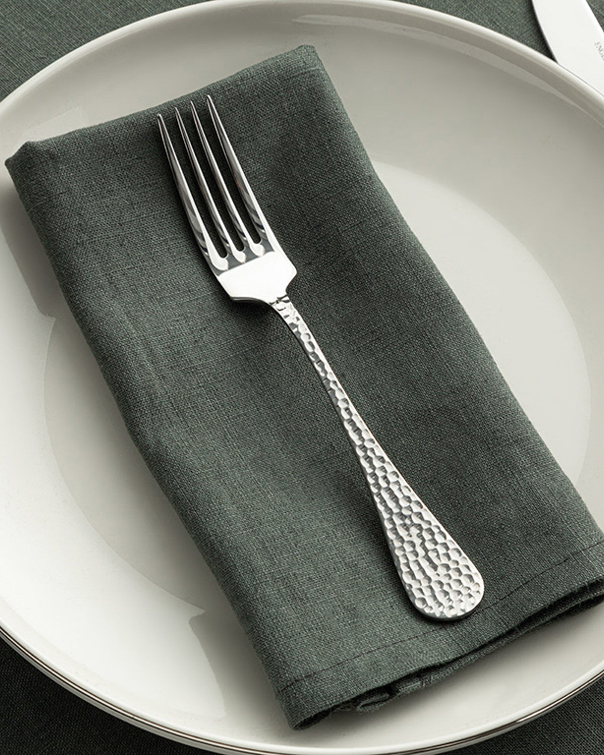 Pinoli 18/10 Stainless Steel Table Fork 6 Pieces. Silver