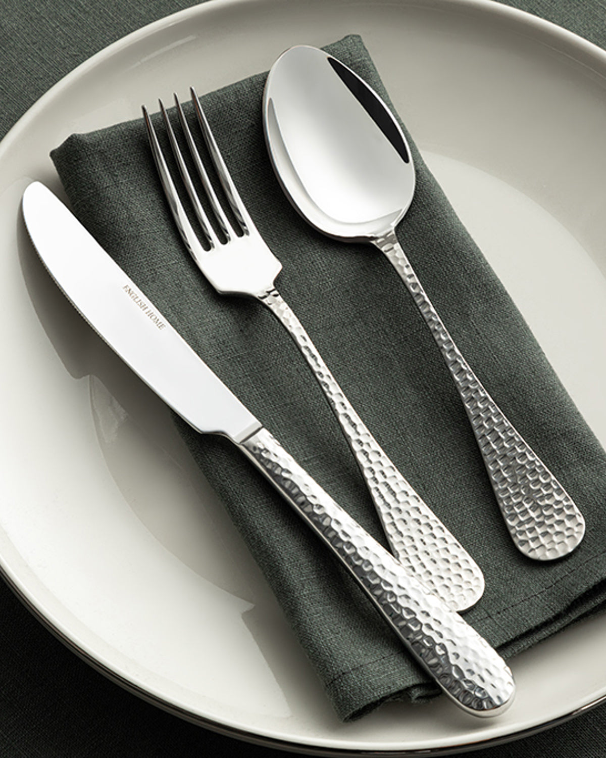 Pinoli 18/10 Stainless Steel Table Fork 6 Pieces. Silver (view 3)