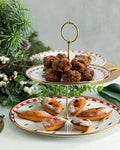 Enamel Cookie Stand 21x29 cm White