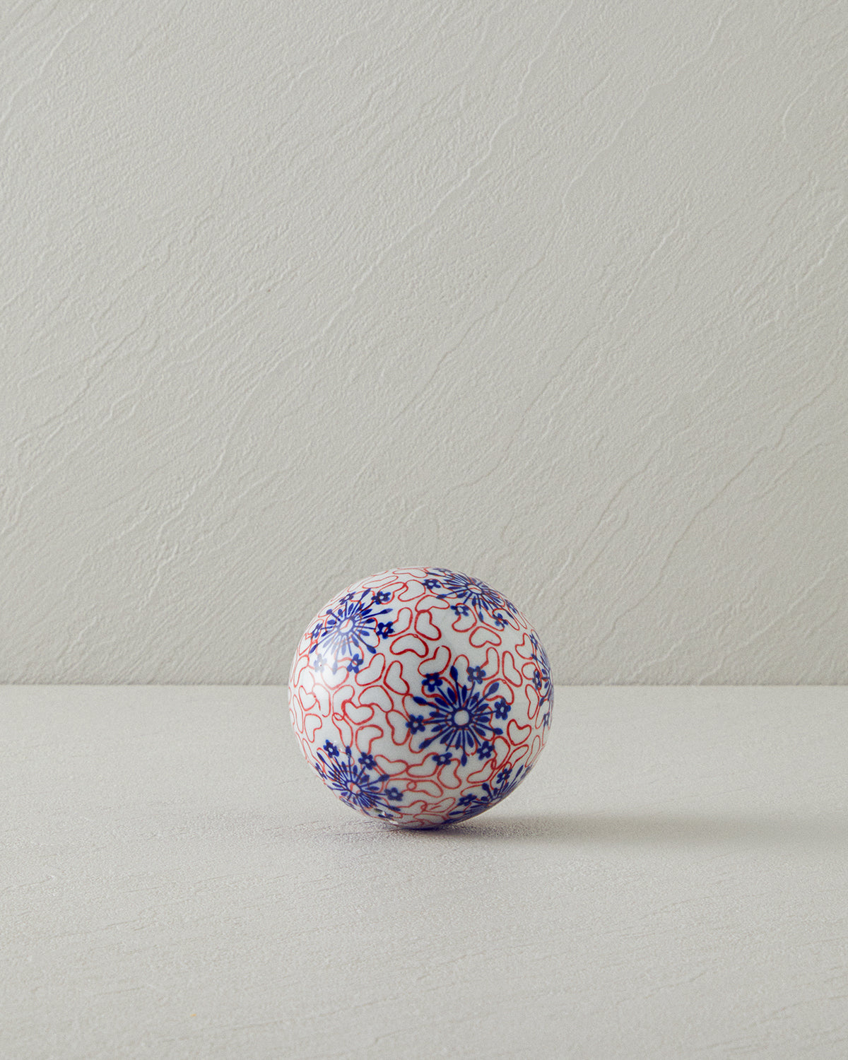 Lauren Porcelain Decorative Object 8 cm Red - Blue