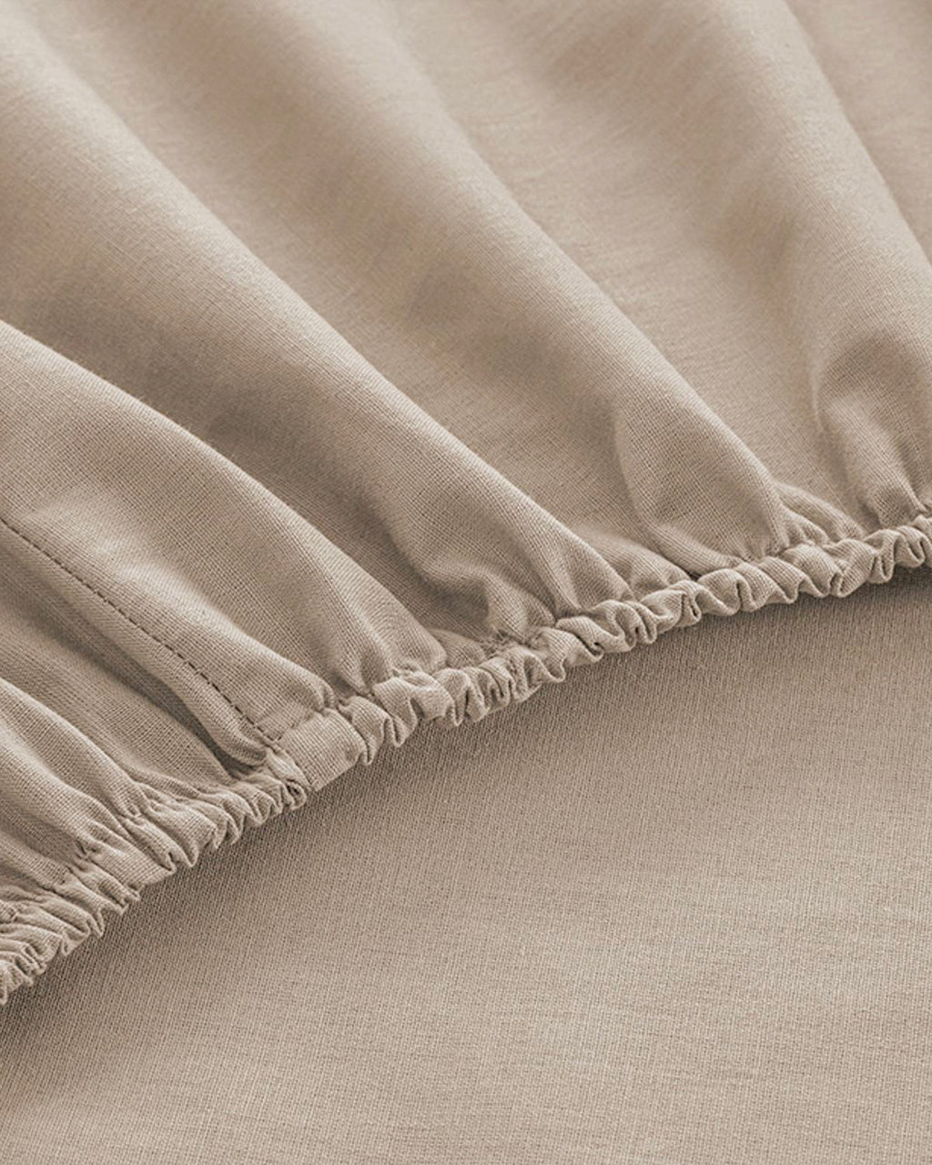 Plain Cotton Single Size Plus Fitted Sheet 120x200 cm - Powder Pink (view 3)