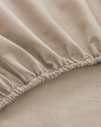 Plain Cotton Single Size Plus Fitted Sheet 120x200 cm - Powder Pink (view 3)