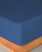 Plain Cotton Single Size Plus Fitted Sheet 120x200 cm (view 11)