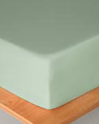 Plain Cotton Single Size Plus Fitted Sheet 120x200 cm (view 14)