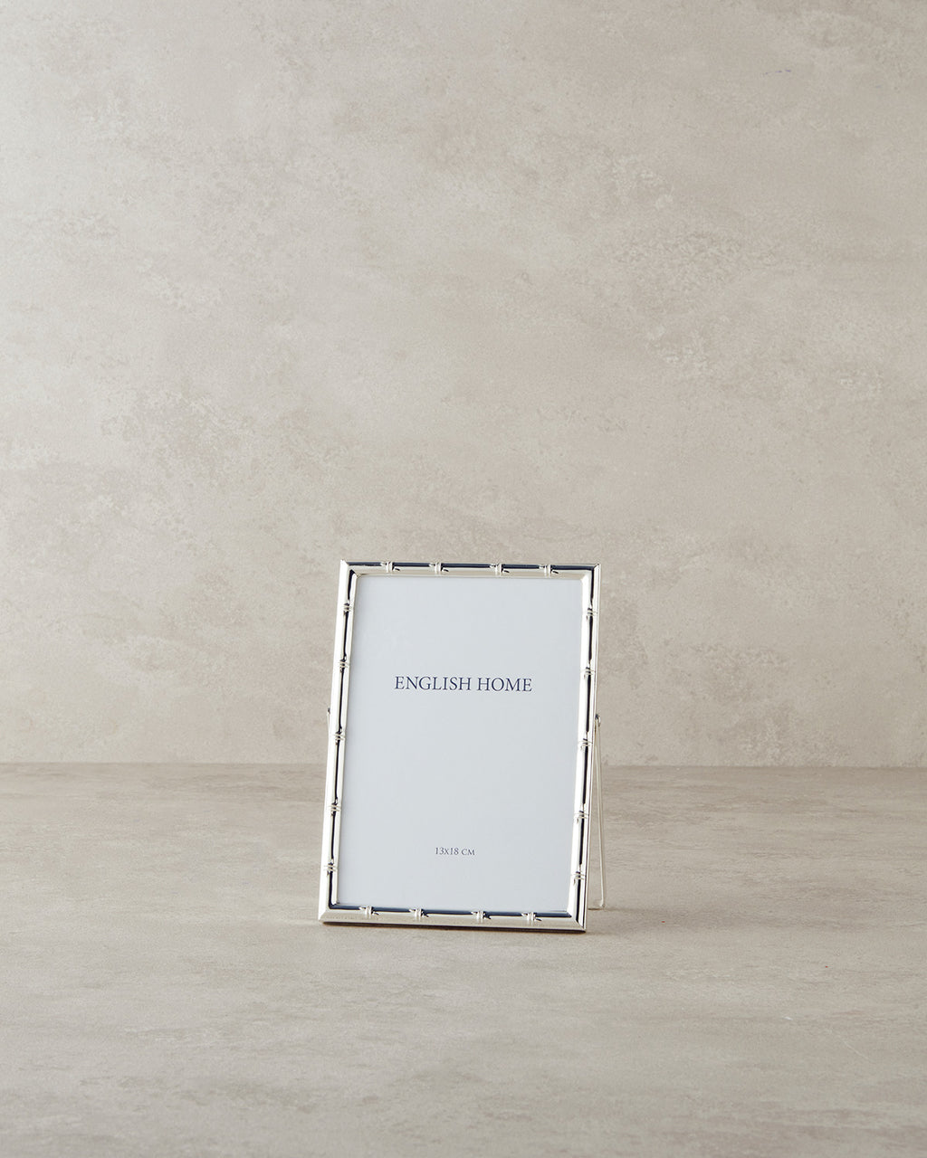 Bamboo Metal Photo Frame - Silver - 13x18 cm