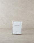 Bamboo Metal Photo Frame - Silver - 13x18 cm