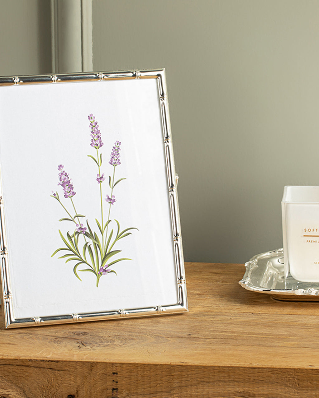 Bamboo Metal Photo Frame (view 5)