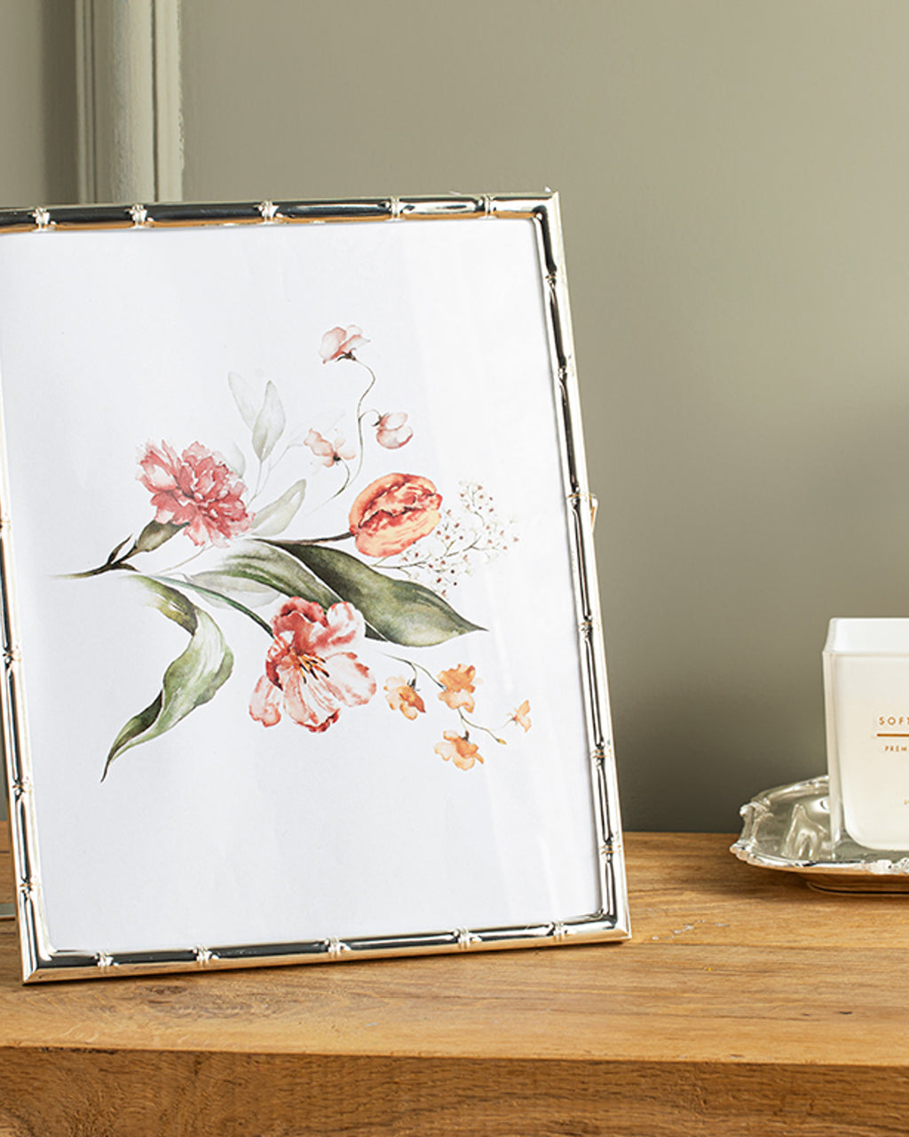Bamboo Metal Photo Frame (view 8)