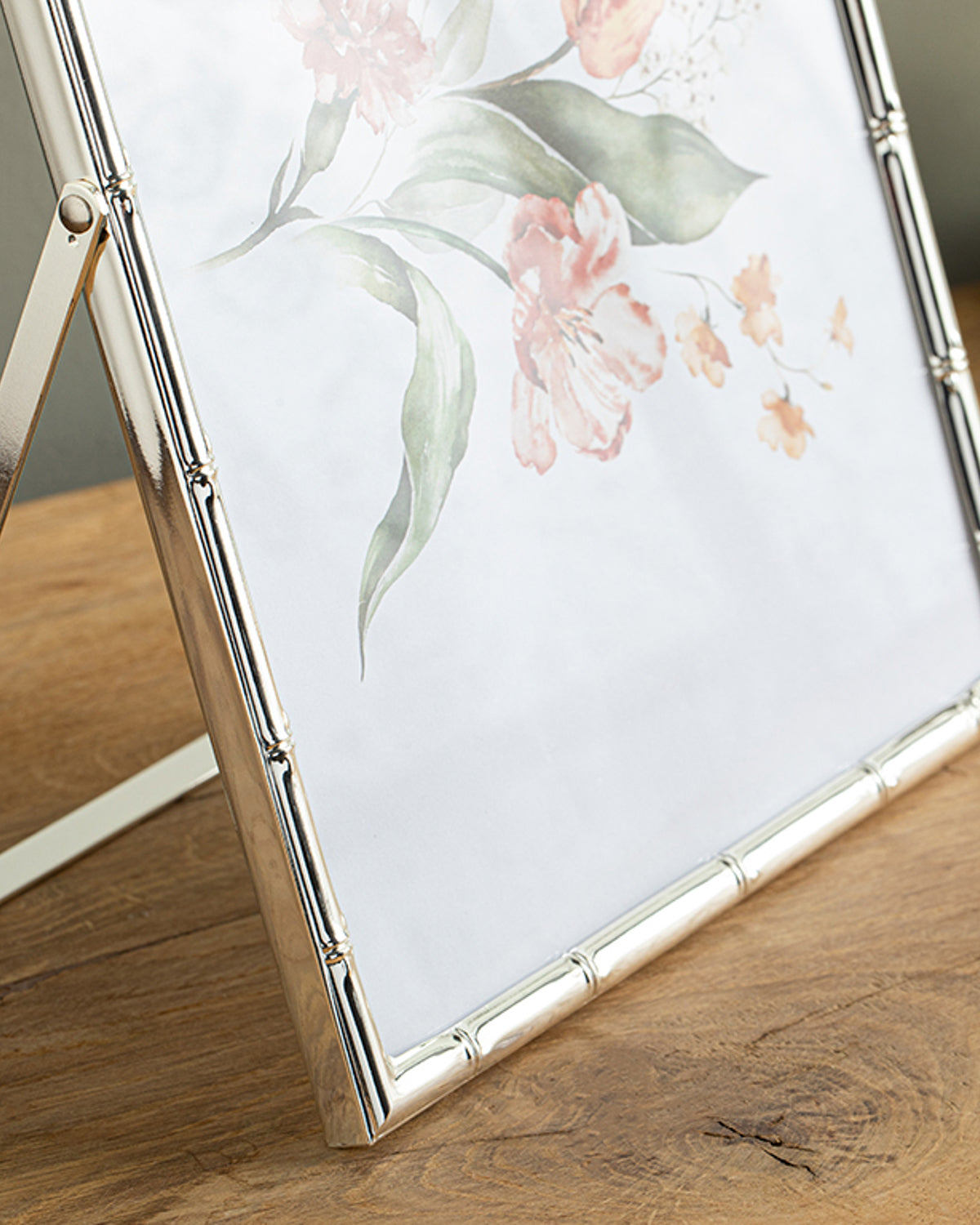 Bamboo Metal Photo Frame (view 9)