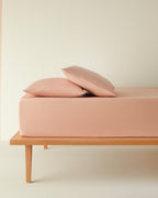 Novella Premium Soft Cotton Fitted Sheet Set - Beige - Double 160x200 cm (view 7)