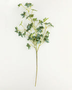 Mini Maple Stem Plastic Single Branch Artificial Flower 100 cm Green (view 3)