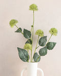 Branch Chrysanthemum Plastic Single Branch Artificial Flower 82 cm Green