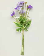 Narcissus Plastic Single Branch Artificial Flower 60 cm Violet (view 3)