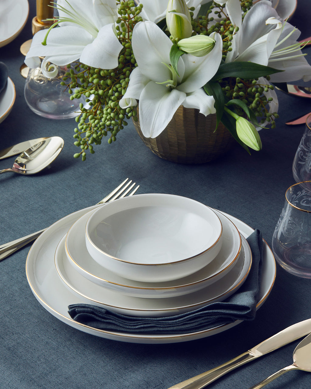 Torino Porcelain Table Set (view 12)