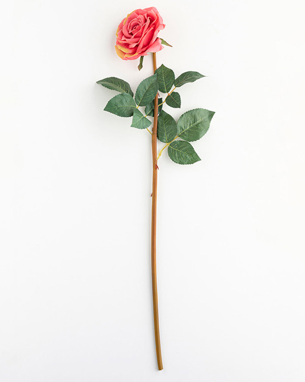 Classy Rose Plastic Single Branch Artificial Flower 64 cm (view 3)
