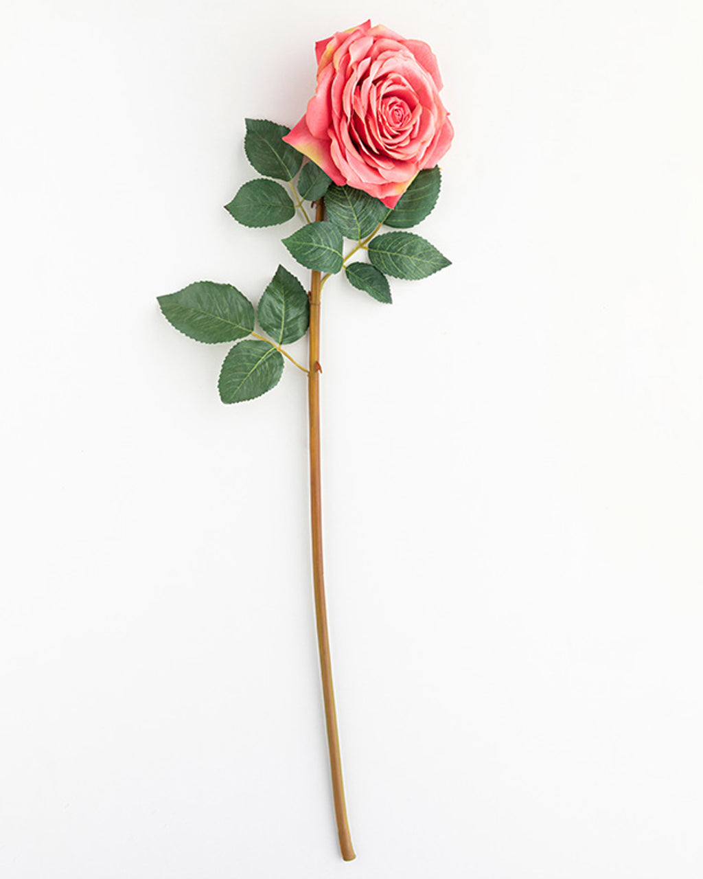 Rosalie Plastic Single Branch Artificial Flower 65 cm Pink (view 3)