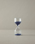Elisa Glass Hourglass 6.5x6.5x15 cm Blue