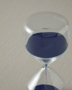Elisa Glass Hourglass 6.5x6.5x15 cm Blue (view 2)
