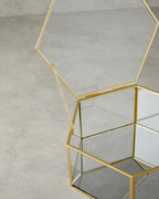 Deluxe Glass Decorative Box Gold (view 11)