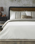 Grand Shiny with Yarn Dyed King Size Duvet Cover Set 240x220 cm Bronze