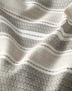Grand Shiny with Yarn Dyed King Size Duvet Cover Set 240x220 cm Bronze (view 4)