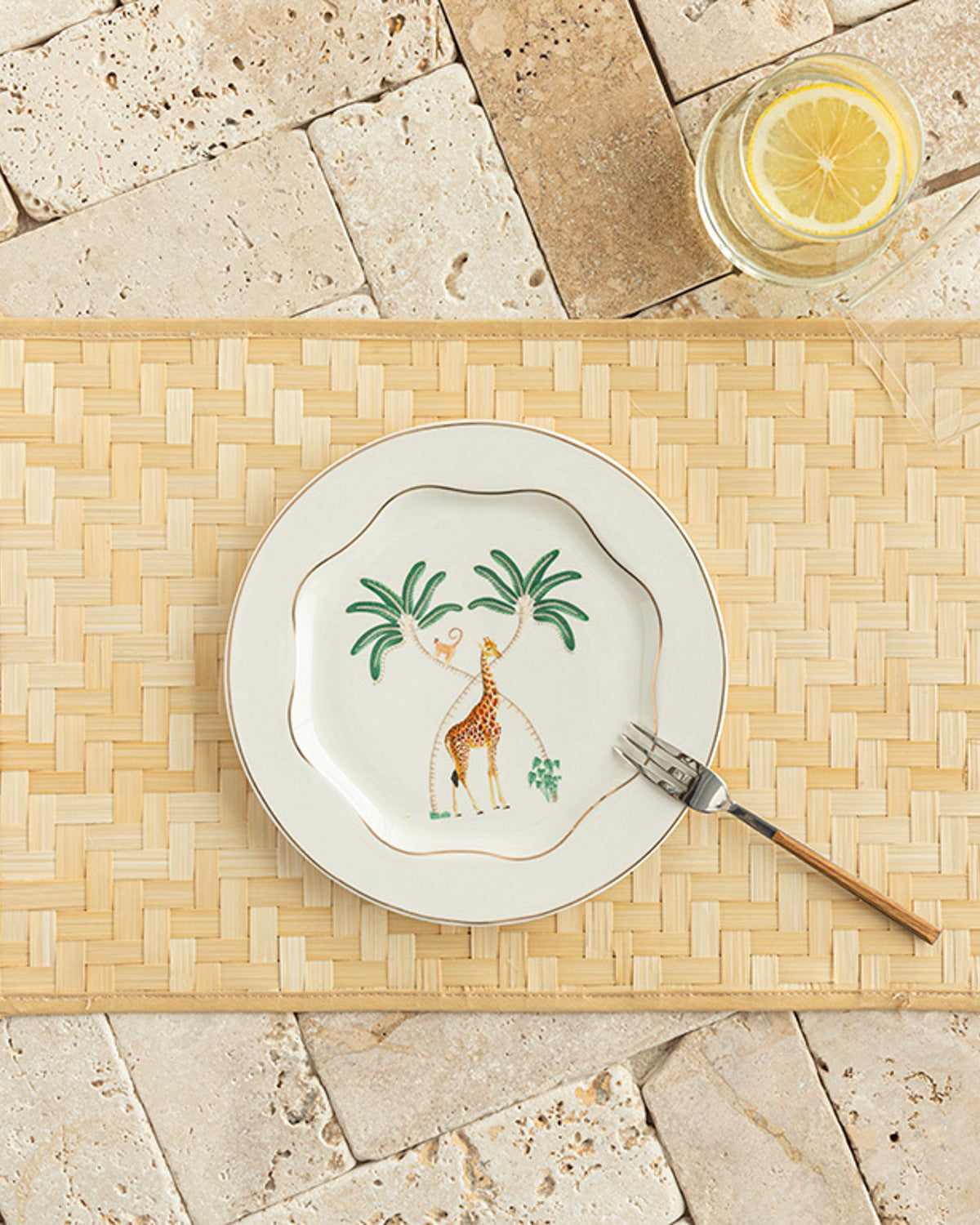 Alami Bamboo Table Mat 45x30 cm Natural