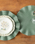 Valao Polypropylene 2 pcs Table Mat 38 cm Green