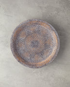 Rony Polyresin Decorative Tray 20x20x1.5 cm Brown