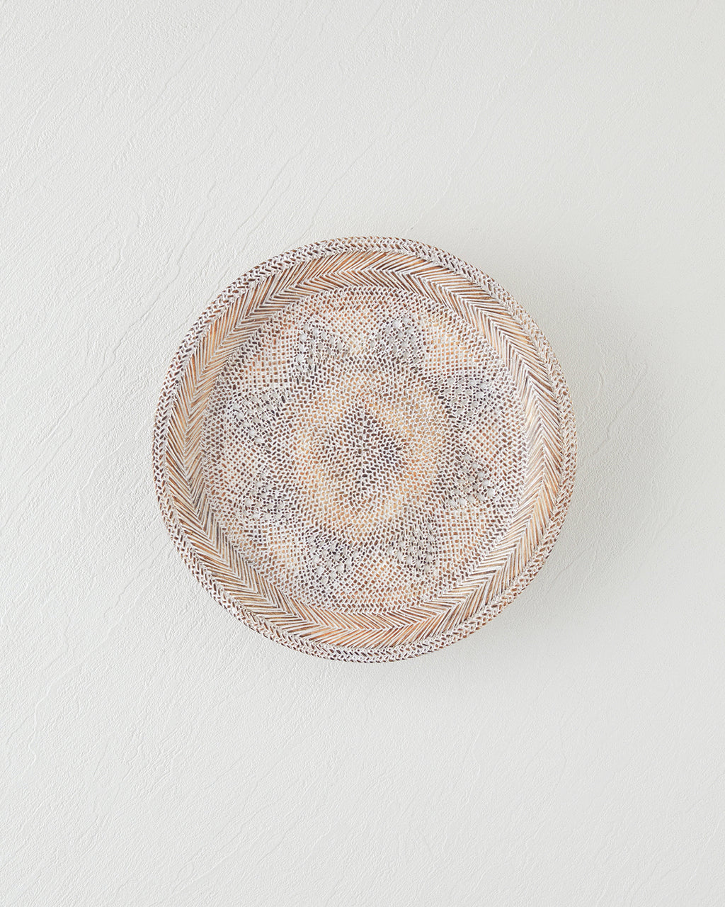 Cozy Polyresin Decorative Tray 25x25x2 cm Brown