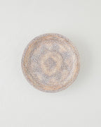 Cozy Polyresin Decorative Tray 25x25x2 cm Brown
