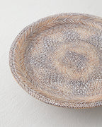 Cozy Polyresin Decorative Tray 25x25x2 cm Brown (view 3)
