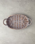 Darcy Polyresin Decorative Tray 33x18x5.5 cm Brown