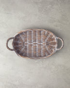 Darcy Polyresin Decorative Tray 33x18x5.5 cm Brown