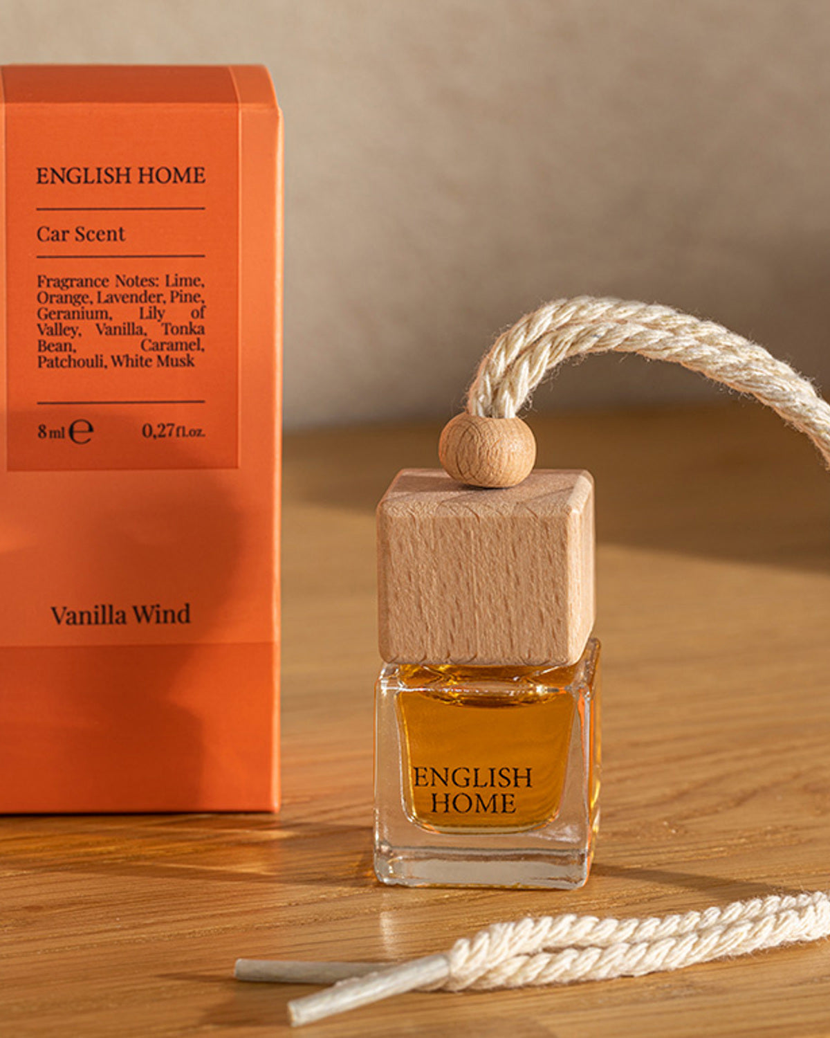 Vanilla Wind Car Air Freshener 8 ml Orange