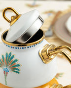 Exotic Palm Enamel Tea Pot 0.50 L + 1.1 L Yellow (view 3)