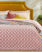 Sunny Side Easy Iron Double Size Duvet Cover 200x220 cm Pink