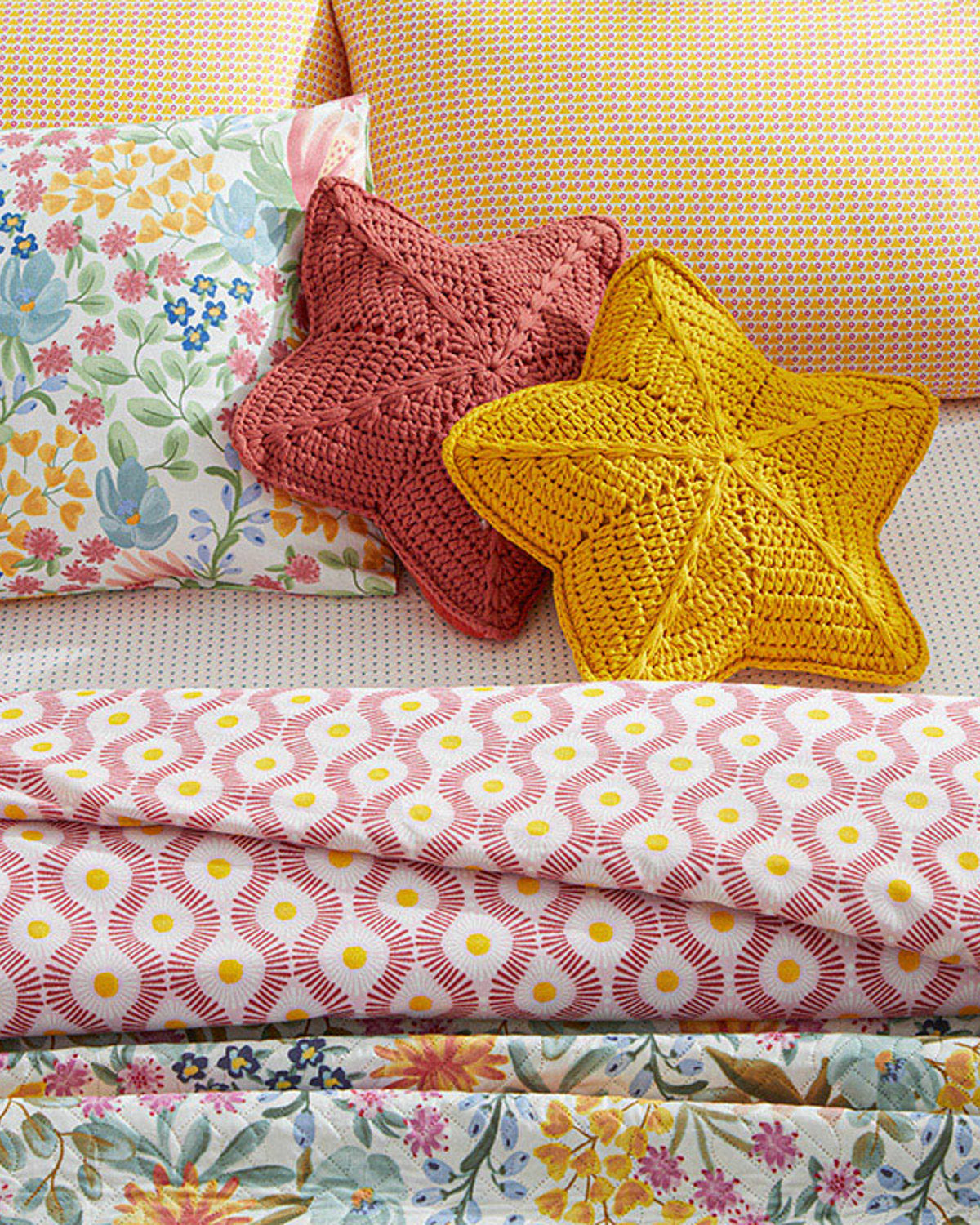 Sunny Side Easy Iron Double Size Duvet Cover 200x220 cm Pink (view 3)
