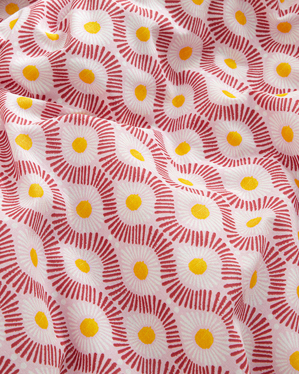 Sunny Side Easy Iron Double Size Duvet Cover 200x220 cm Pink (view 4)