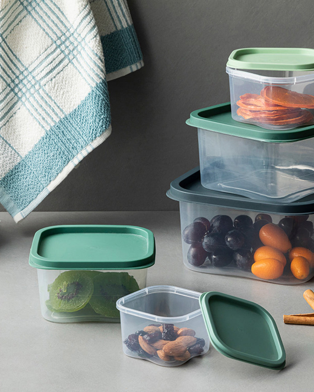 Keep Me Plastic 5 Pieces Storage Container 16 cm (view 5)