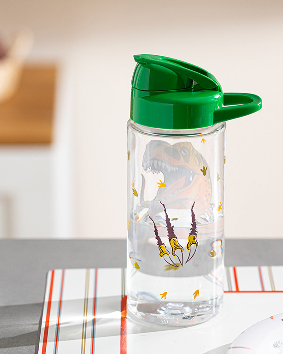 Dinosaurs World Tritan Boy Kids Water Bottle 500 ml Green (view 2)