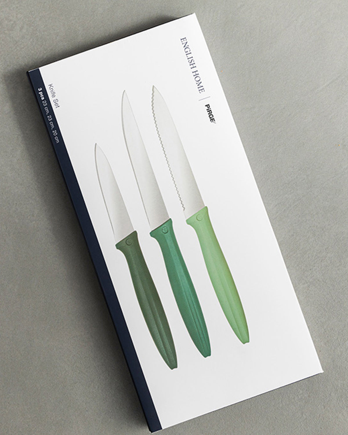 Cut Me Stainless Steel 3 Pieces Knife 20 cm Green (view 4)