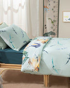 Ejderha Cotton Boy Kids Duvet Cover Set 160x220 cm Green (view 2)