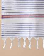 Bony Regenerated Striped Bath Wrap 90x150 cm Navy Blue - Orange (view 2)